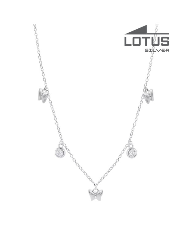 LOTUS SILVER NECKLACE